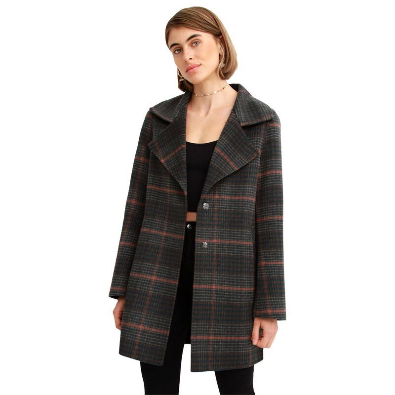 ベルアンドブルーム レディース アウター ジャケット・ブルゾン ウール Belle Bloom Ex Boyfriend Wool Blend Jacket Brown Plaid ブラウン