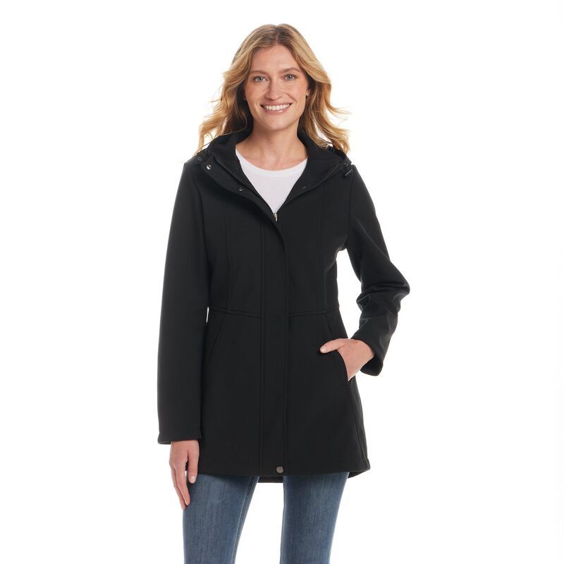 ウェザーキャスト レディース アウター ジャケット・ブルゾン Womens Weathercast Softshell Walker Jacket Black ブラック