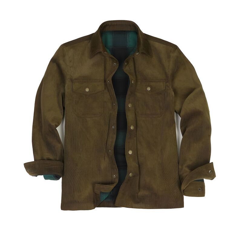 メガリテイラー レディース アウター ジャケット・ブルゾン コーデュロイ MegaRetailer Men s Corduroy Jacket with Full Flannelining Multi