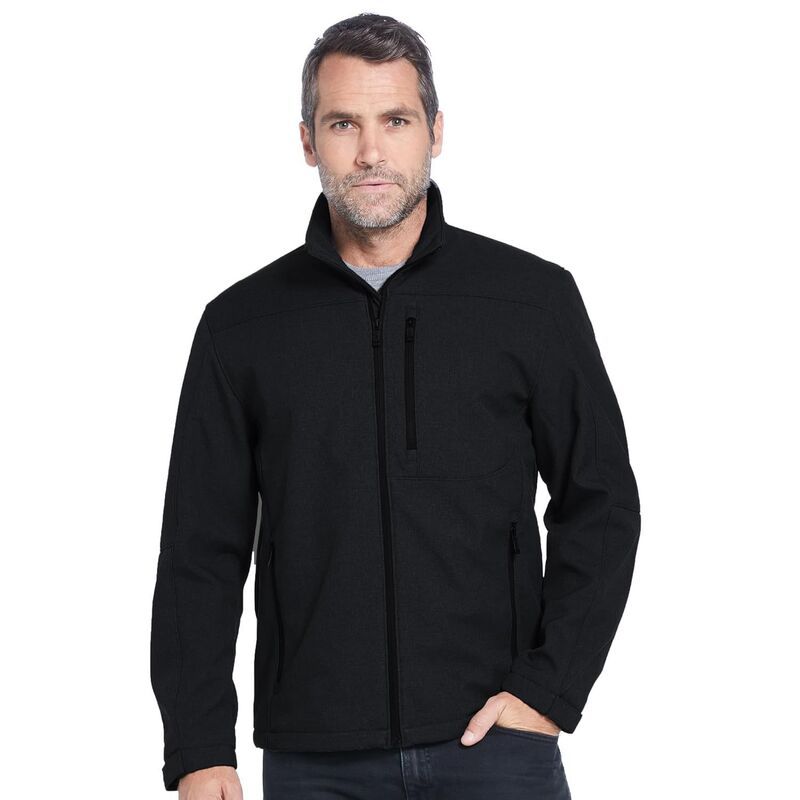 メガリテイラー レディース アウター ジャケット・ブルゾン コート MegaRetailer Men s Outdoor Softshell Coat Black ブラック
