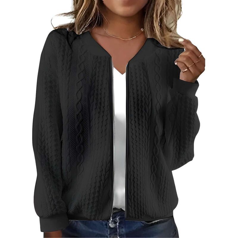 メガリテイラー レディース アウター ジャケット・ブルゾン スウェット シャツ コート MegaRetailer Womens Zip Up Stand Collar Sweatshirt Jacke