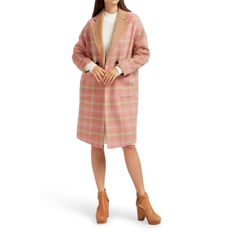 ベルアンドブルーム レディース アウター ジャケット・ブルゾン ウール コート Belle Bloom Publisher DoubleBreasted Wool Blend Coat Iced Vo