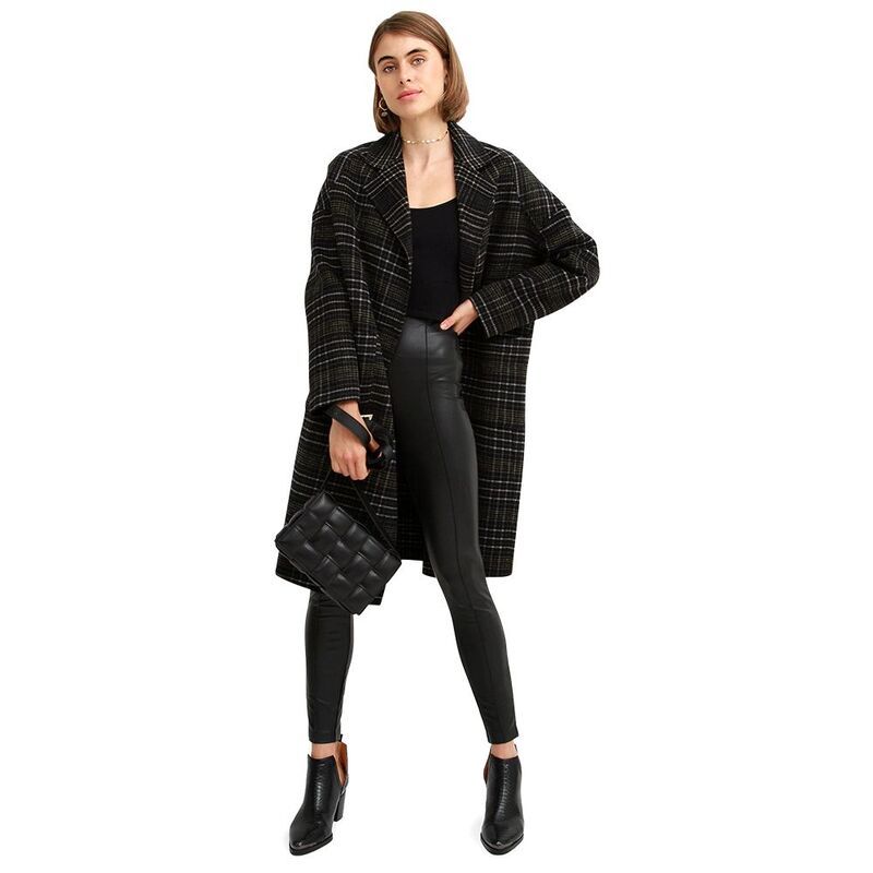 ベルアンドブルーム レディース アウター ジャケット・ブルゾン ウール コート Belle Bloom Publisher DoubleBreasted Wool Blend Coat Black P