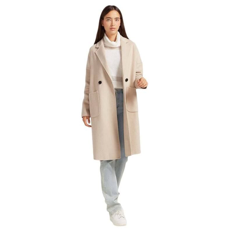 ベルアンドブルーム レディース アウター ジャケット・ブルゾン ウール コート Belle Bloom Publisher DoubleBreasted Wool Blend Coat Neutral