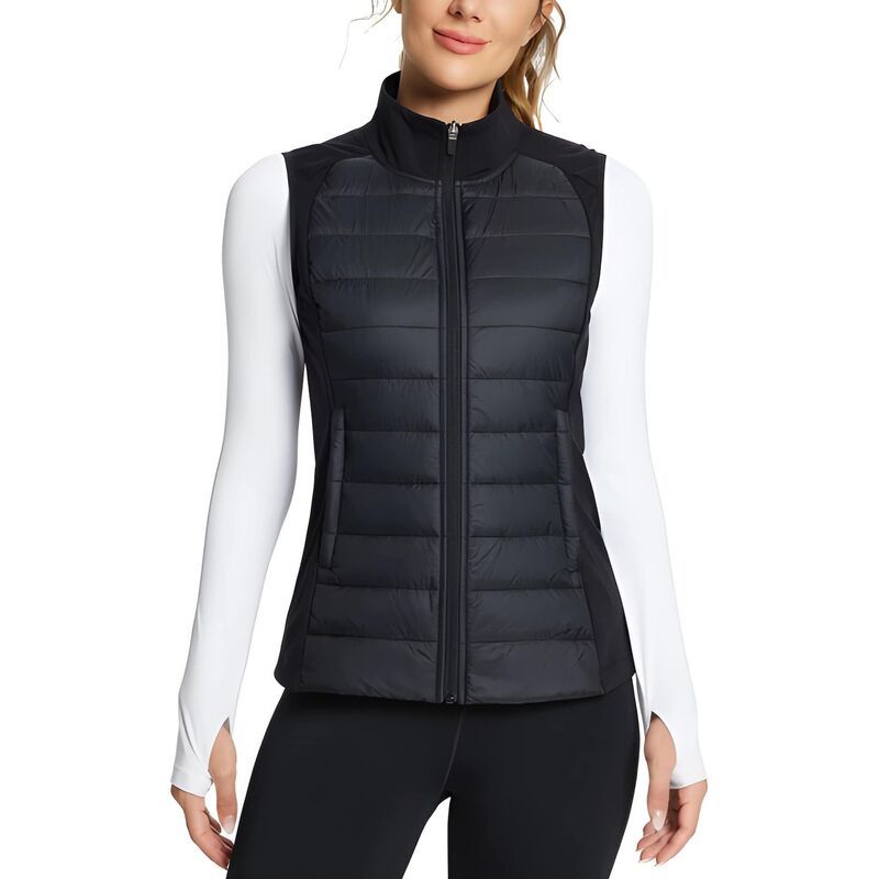 メガリテイラー レディース アウター ジャケット・ブルゾン キルティング ベスト MegaRetailer Womens Lightweight Warm Puffer Vest Quilted Wa