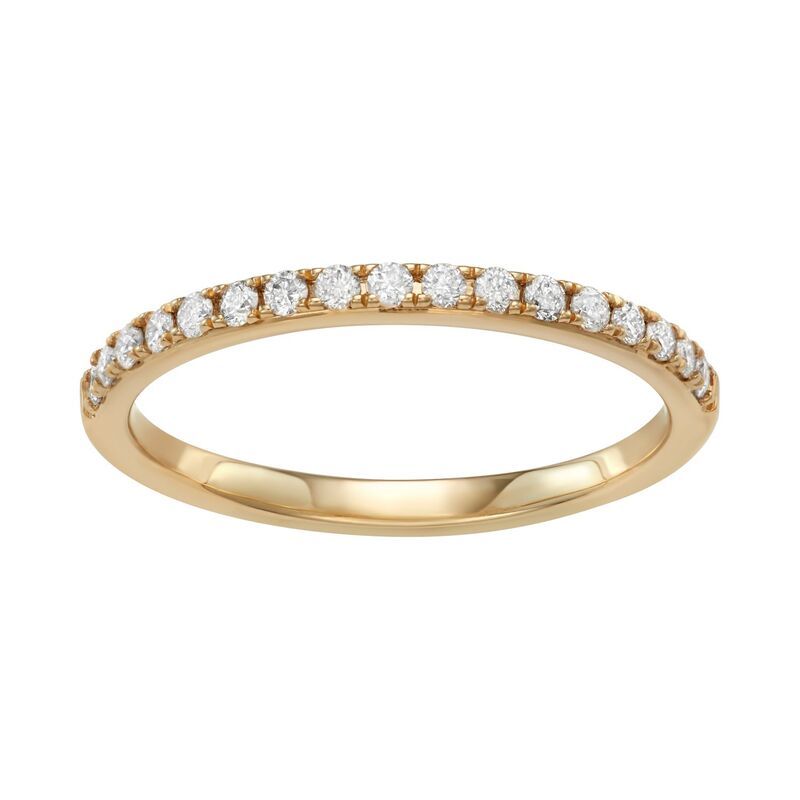 ヴェラウォン レディース アクセサリー リング Simply Vera Wang 14k Gold 14 CaratW Diamond Wedding Band Yellow イエロー