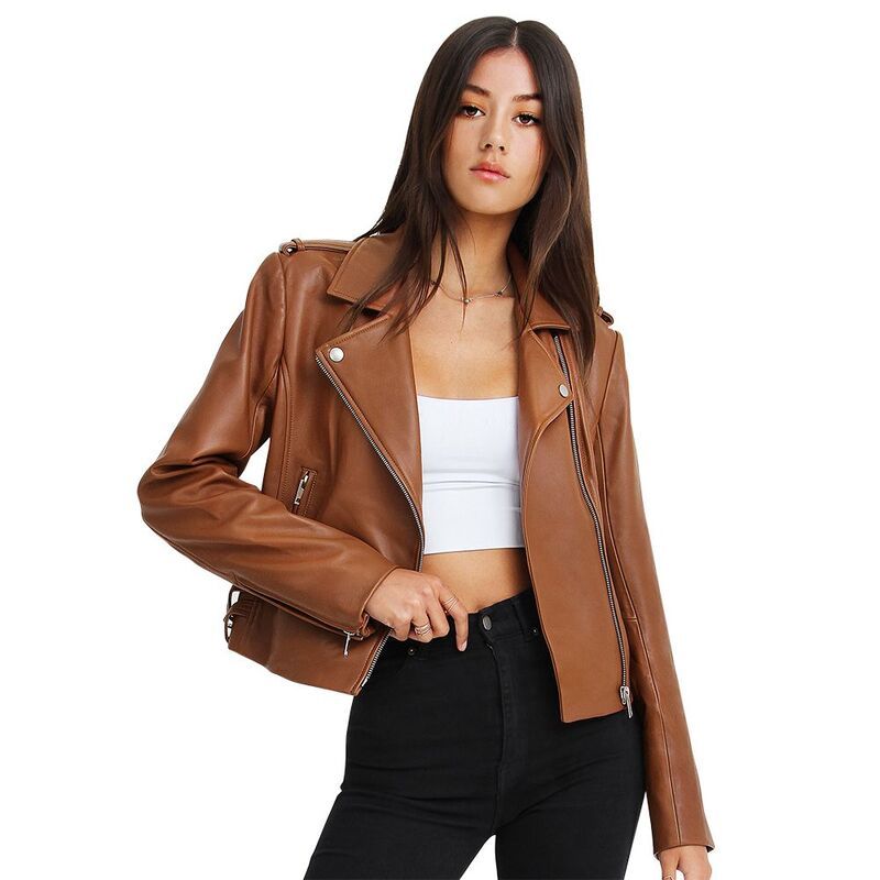 ベルアンドブルーム レディース アウター ジャケット・ブルゾン レザー Belle Bloom Just Friends Leather Jacket Brown ブラウン