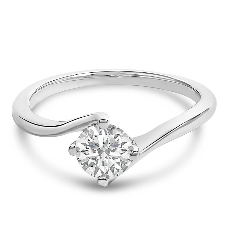 ハウスオブブリリアンス レディース アクセサリー リング Haus of Brilliance 14k White Gold 34 CaratW LabGrown Diamond Twist Soli