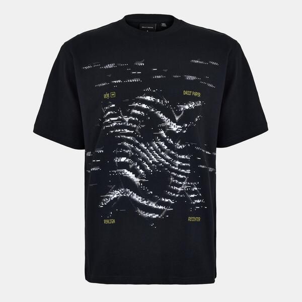 デイリーペーパー メンズ トップス Tシャツ レギュラーフィット Daily Paper Mens Rewind Regular FitShirt Black ブラック
