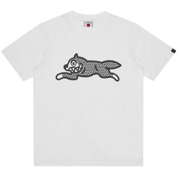 アイスクリーム メンズ トップス Tシャツ ICECREAMens Glitter Dog TShirt White ホワイト
