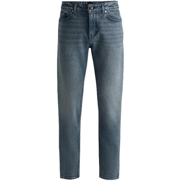 ボス メンズ ボトムス デニムパンツ スリムフィット ジーンズ Boss Mens C ReMaine Slim Fit Jeans Turquoise Aqua ターコイズ