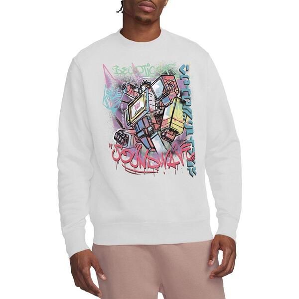 ハズブロ メンズ アウター パーカー・スウェット Hasbro Transformers Generationstreet Style Decepticon S White ホワイト