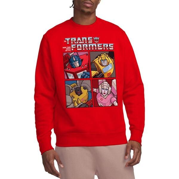ハズブロ メンズ トップス Tシャツ Hasbro Transformers Generations Retro Heroic Autobot Grid Red レッド