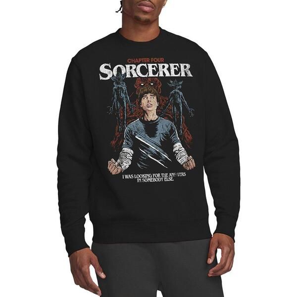 ストレンジャーシングス メンズ アウター パーカー・スウェット シャツ Stranger Thingstranger Things Will The Sorcerer Sweatshirt Black