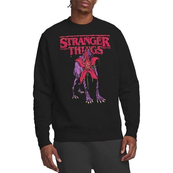 ストレンジャーシングス メンズ アウター パーカー・スウェット シャツ Stranger Thingstranger Things Demodog Drip Sweatshirt Black ブラック