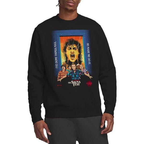 ストレンジャーシングス メンズ アウター パーカー・スウェット シャツ Stranger Thingstranger Things Butcher Billy S3 Ch4 Sweatshirt Bl