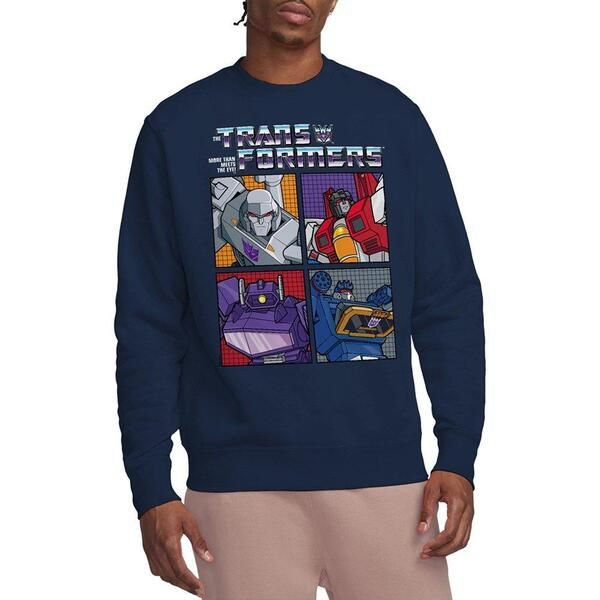 ハズブロ メンズ トップス Tシャツ Hasbro Transformers Generations Retro Villainous Deceptic Navy ネイビー