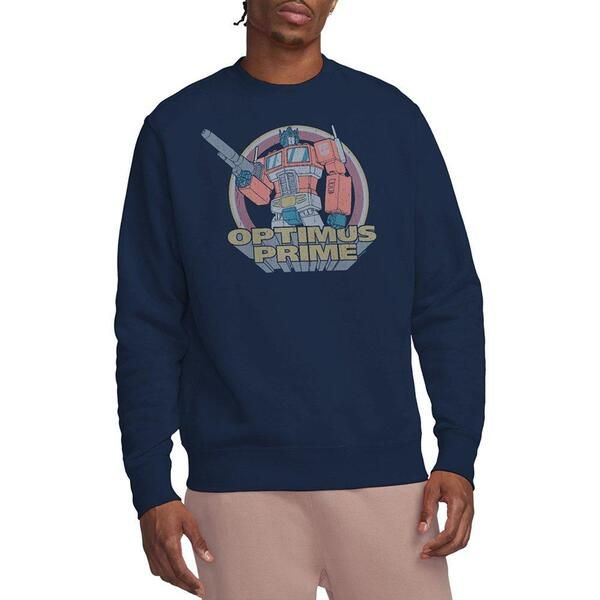 ハズブロ メンズ トップス Tシャツ Hasbro Transformers Flea Market Heroic Autobot Optimus Pr Navy ネイビー