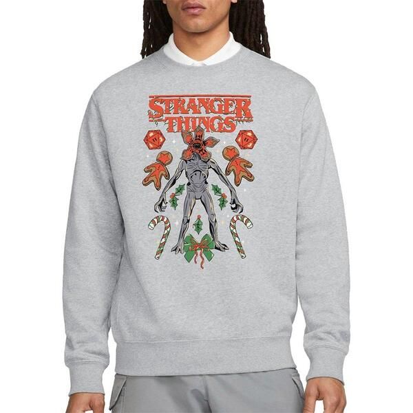ストレンジャーシングス メンズ ボトムス ハーフパンツ・ショーツ Stranger Thingstranger Things Xmas Demogorgon Dice Canes And Coo Li
