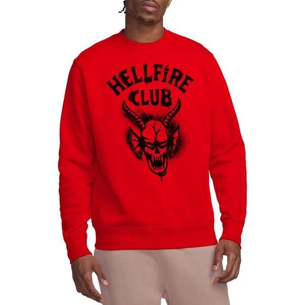 ストレンジャーシングス メンズ アウター パーカー・スウェット シャツ ロゴ Stranger Thingstranger Things Hellfire Spray Logo Sweatshirt 11,506円