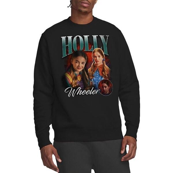 ストレンジャーシングス メンズ アウター パーカー・スウェット シャツ Stranger Thingstranger Things Holly Homage Sweatshirt Black ブラック
