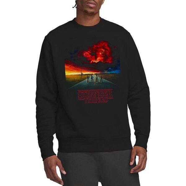ストレンジャーシングス メンズ アウター パーカー・スウェット シャツ Stranger Thingstranger Things Mindflayer Poster Sweatshirt Black