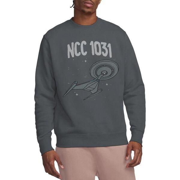 スター・トレック メンズ アウター パーカー・スウェット シャツ Star Trek Star Trek The Crossfield Class Crew Sweatshirt Charcoal チ