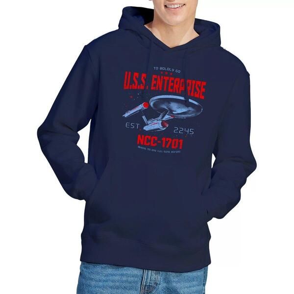 スター・トレック メンズ アウター パーカー・スウェット Star Trek Star Trek Stardate 2245 Unisex Hoodie Navy ネイビー 12,226円