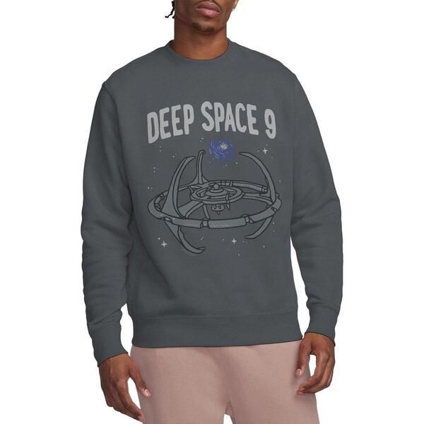 スター・トレック メンズ アウター パーカー・スウェット シャツ Star Trek Star Trek The Bajor Crew Sweatshirt Charcoal チャコール