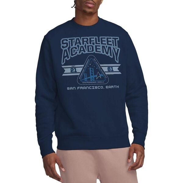 スター・トレック メンズ アウター パーカー・スウェット シャツ Star Trek Star Trek Starfleet Academy Earth Sweatshirt Navy ネイビー 11,346円