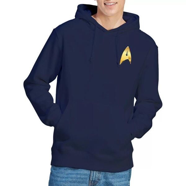 スター・トレック メンズ アウター パーカー・スウェット Star Trek Star Trek Discovery Command Badge Hoodie Navy ネイビー