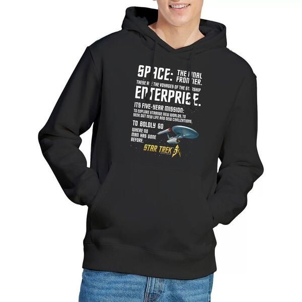 スター・トレック メンズ ボトムス カジュアルパンツ Star Trek Star Trek Intro Hoddie Black ブラック
