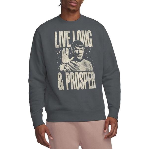 スター・トレック メンズ アウター パーカー・スウェット シャツ Star Trek Star Trek Prosper Crew Sweatshirt Charcoal チャコール
