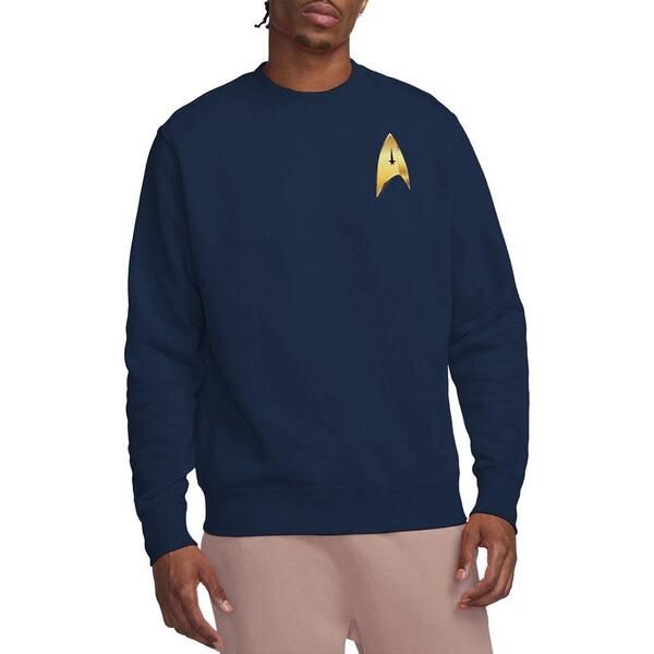 スター・トレック メンズ アウター パーカー・スウェット シャツ Star Trek Star Trek Discovery Command BadgeCrew Sweatshirt Navy ネイビ