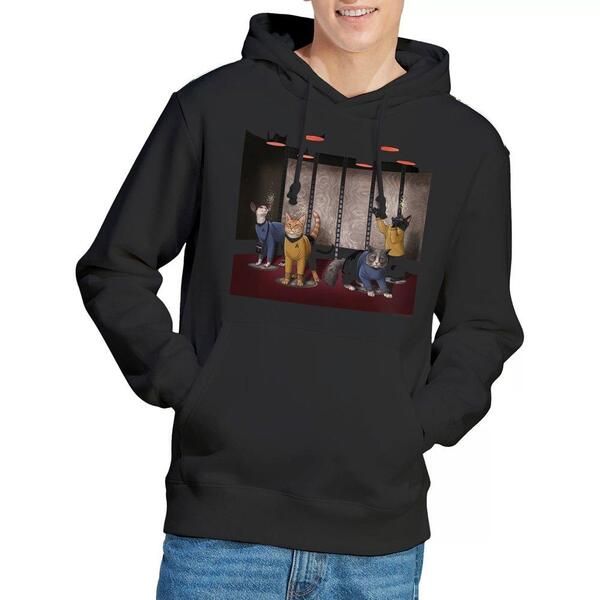 スター・トレック メンズ アウター パーカー・スウェット Star Trek Star Trek Beameow Up Hoodie Black ブラック