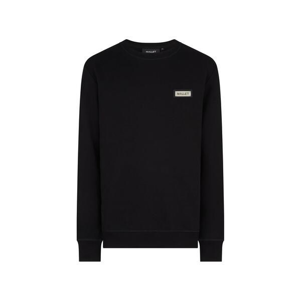 マレット メンズ アウター パーカー・スウェット シャツ Mallet Mens Crew Sweatshirt Black Organic ブラック