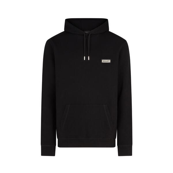マレット メンズ アウター パーカー・スウェット Mallet Mens Plaque Pullover Hoodie Black Organic ブラック