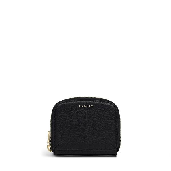 ラドリー レディース アクセサリー 財布 レース レザー Radley Womens Dukes Place CrocEmbossed Leather Zip Around Purse BLACK ブ