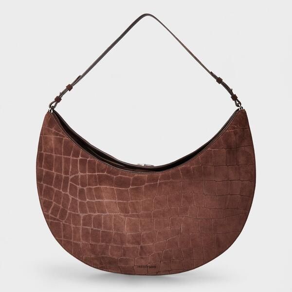 ジャクエムス レディース バッグ Jacquemus Womens Jacquard Calisso Rond Hobo Bag Dark Brown ブラウン