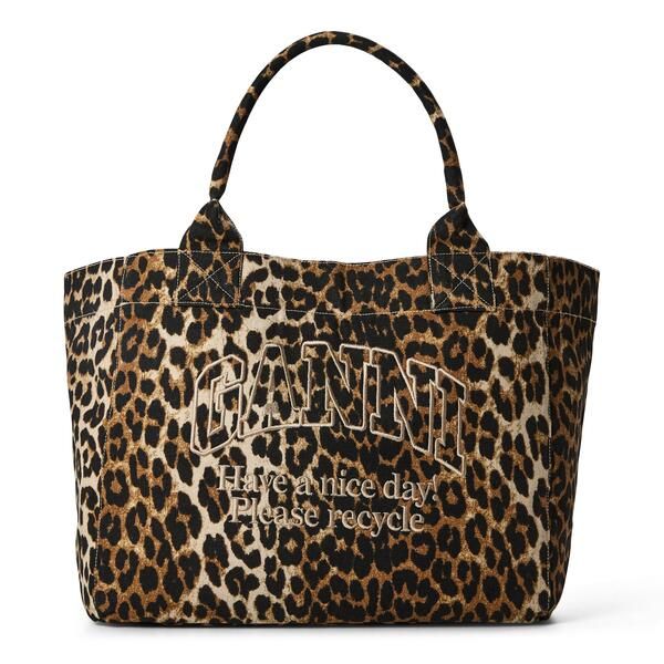 ガニー レディース バッグ Ganni Medium Shopper Ld61 Almond Milk