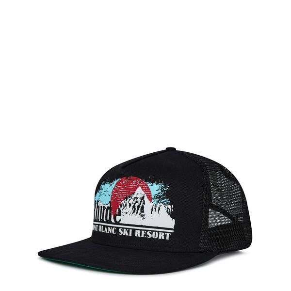 ルード メンズ アクセサリー 帽子 メッシュ キャップ Rhude Mens Mesh Panel Snapback Trucker Cap Black 0015 ブラック