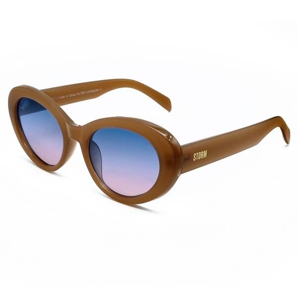 ストーム レディース アクセサリー サングラス・アイウェア Storm Womens Oval Sunglasses Beige ベージュ