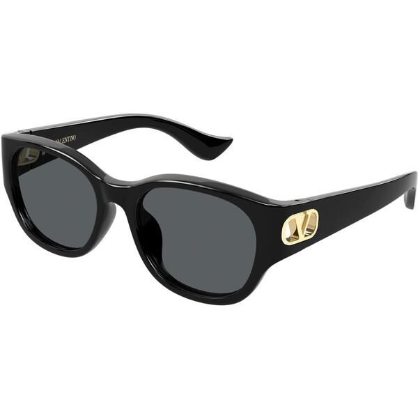 ヴァレンティノ レディース アクセサリー サングラス・アイウェア Valentino Womens VG0039SK Oval Sunglasses BlackGrey ブラック