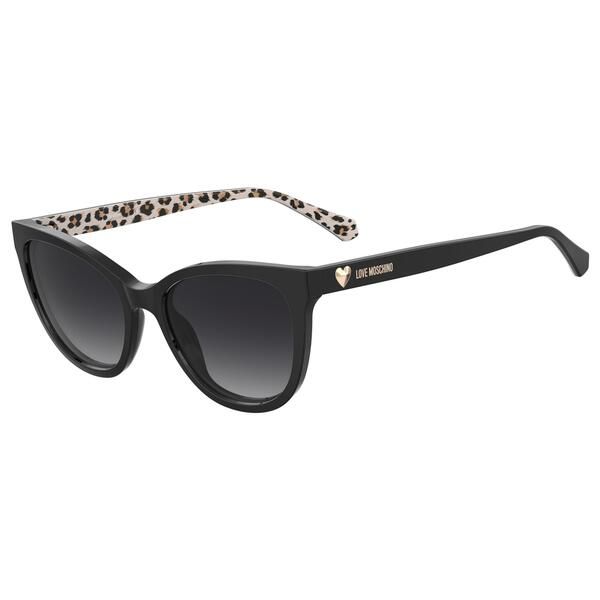 モスキーノ レディース アクセサリー サングラス・アイウェア Moschino Womens Cat Eye Sunglasses Pattern Black ブラック