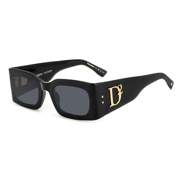 ディースクエアード レディース アクセサリー サングラス・アイウェア DSquared2 Womens Round Sunglasses Black ブラック