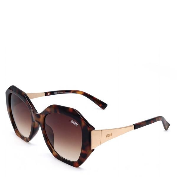 ストーム レディース アクセサリー サングラス・アイウェア Storm Womens Hexagon Sunglasses Tort