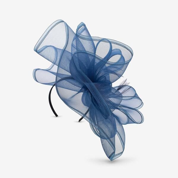 ジョンリチャード レディース アクセサリー 帽子 Jon Richard Navy Large Hat Fascinator Blue ブルー