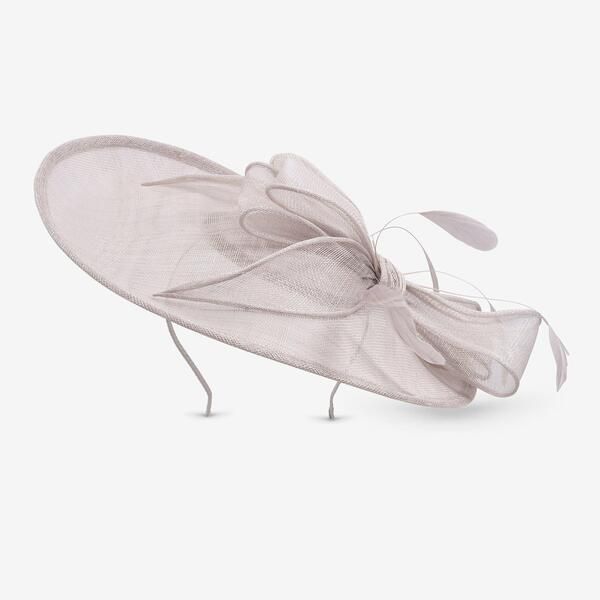 ジョンリチャード レディース アクセサリー 帽子 Jon Richard Mink Large Bow Hat Fascinator Grey グレー