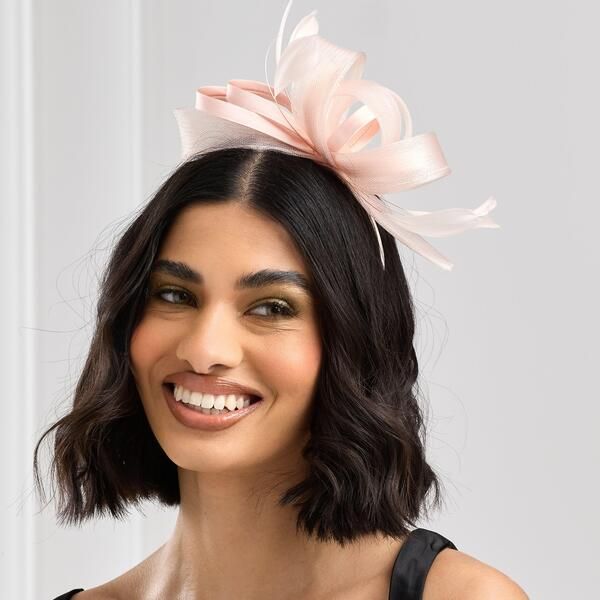ジョンリチャード レディース アクセサリー 帽子 Jon Richard Nude Medium Fascinator Headband Pink ピンク