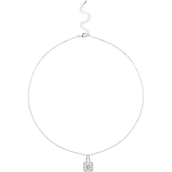 メイソン ナイト イェーガー レディース アクセサリー ネックレス・チョーカー・ペンダントトップ Mason Knight Yager Square Cubic Edged Pendant White